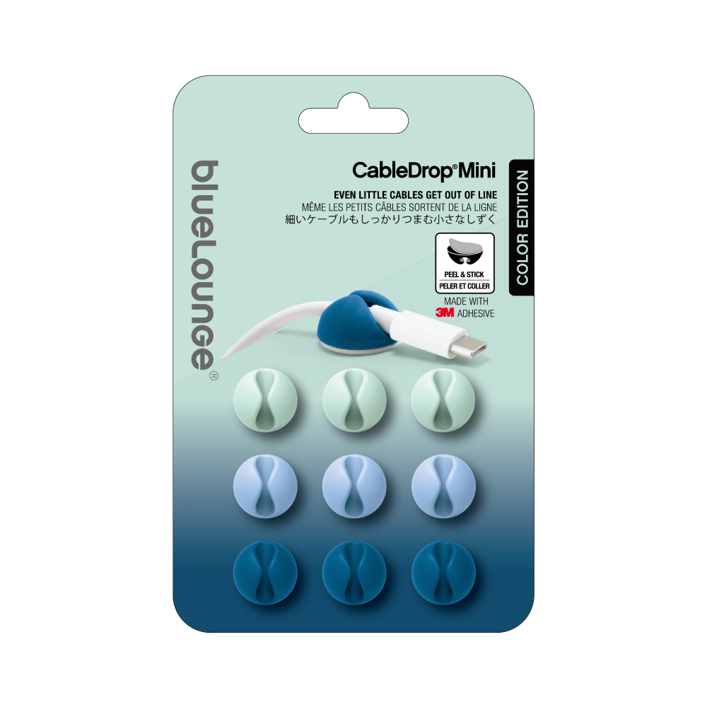 ケーブルホルダー Bluelounge CableDrop Mini Ombre(販売終了)