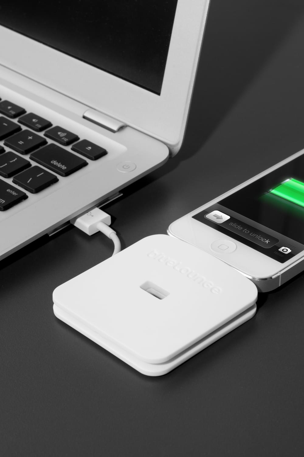 ケーブル収納型充電ステーション Bluelounge Rolio(販売終了) - 画像 (3)