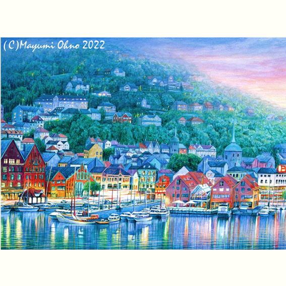 額装 北欧 アメリカで版画化