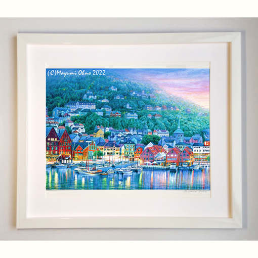 額装 北欧 アメリカで版画化 - 画像 (2)