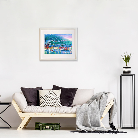 額装 北欧 アメリカで版画化 - 画像 (4)