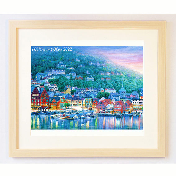 額装 北欧 アメリカで版画化 - 画像 (5)